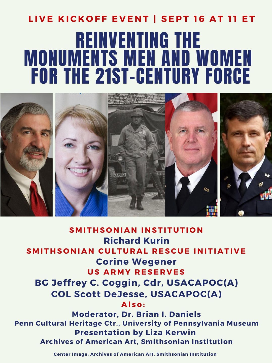 mounments men and women event flyer