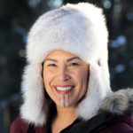 Director and producer, Princess Daazhraii Johnson (Gwich’in Athabascan), poses for a portrait in Fairbanks, AK.