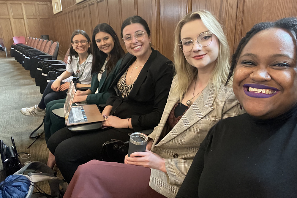 Art HIstory MA students at the 40th Annual Graduate Symposium