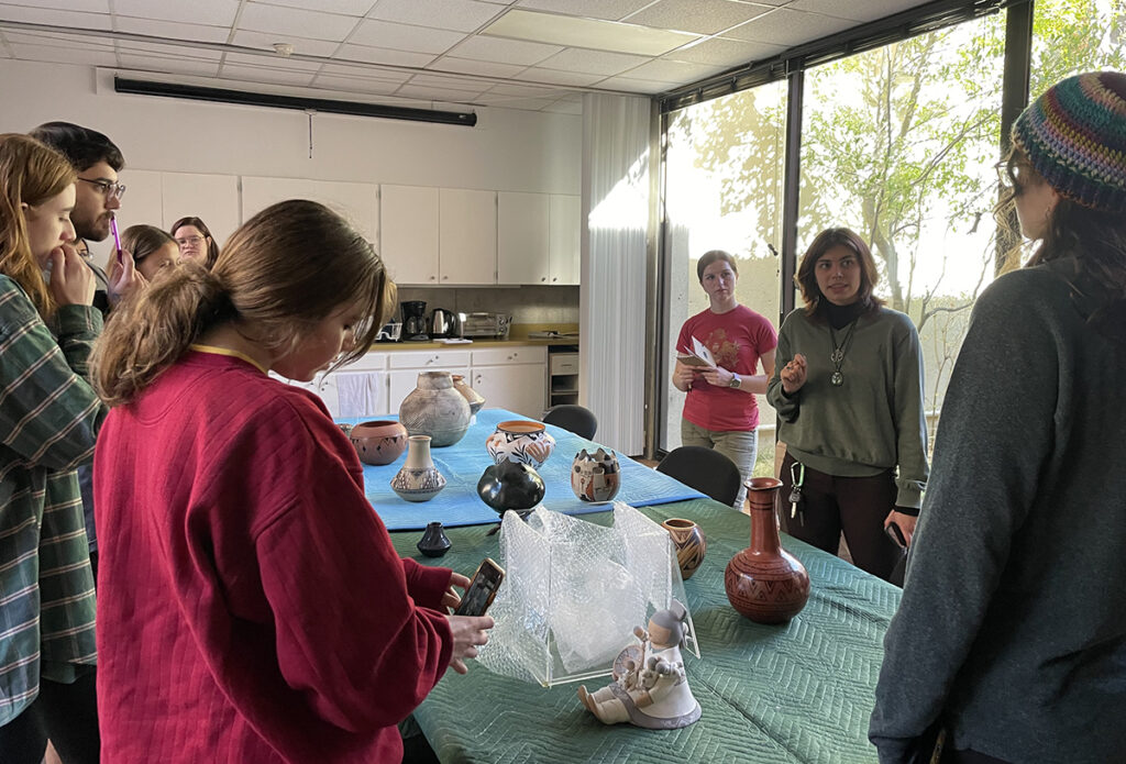 Art History spring 2024 Museum Object students