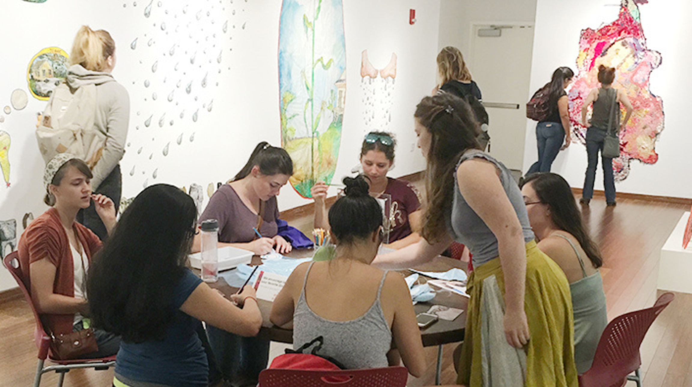WJB gallery engagement by Museum Education students