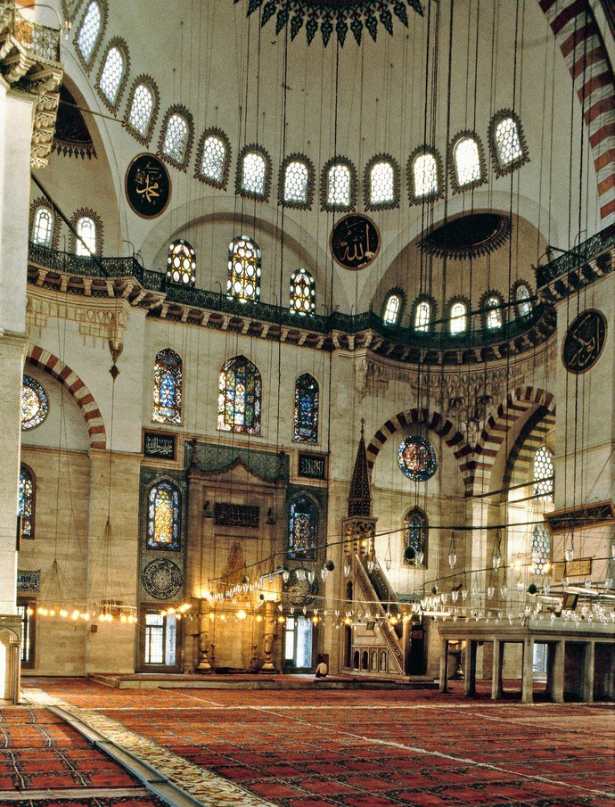 suleymaniye mosque plan